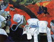 Paul Gauguin the vision after the sermon oil painting picture wholesale